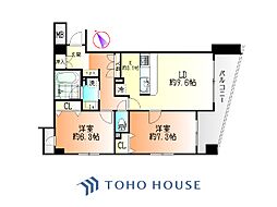 センチュリー田無パート2 2LDKの間取図画像