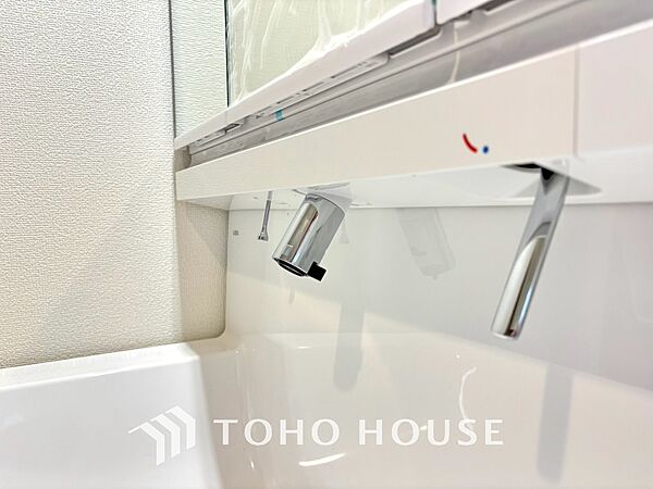 【WASHROOM】◆快適◆煌びやかな暮らしの中にも忘れたくない快適さ。大きな収納が助けてくれます。