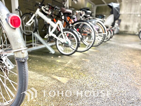 【BICYCLE PAEKING LOT】◆駐輪場◆快適な生活には欠かせない自転車。開放的な駐輪場がございます。