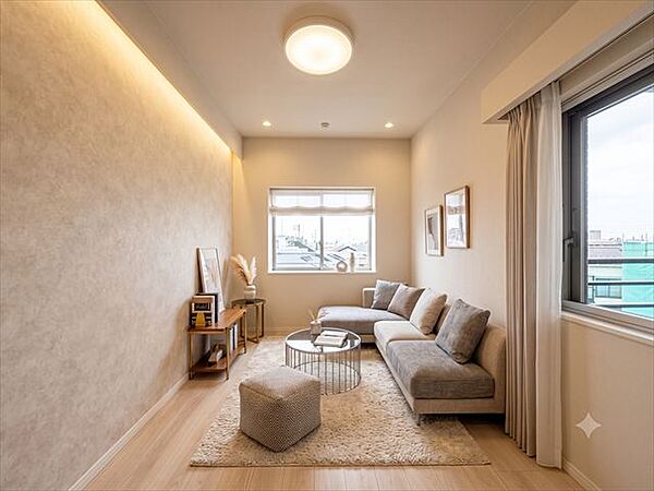 【PRIVATE ROOM】※この画像の家具の配置には、生成AIによる加工を施しております。なお、家具や調度品は、販売価格に含まれません。