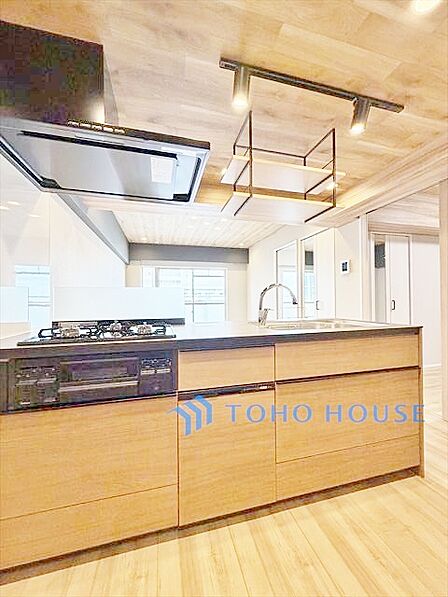 【KITCHEN】◆家族のおはよう◆の声を笑顔で迎えてあげられるシステムキッチン。朝ごはんが楽しみでちょっと早起きしたくなるんです。