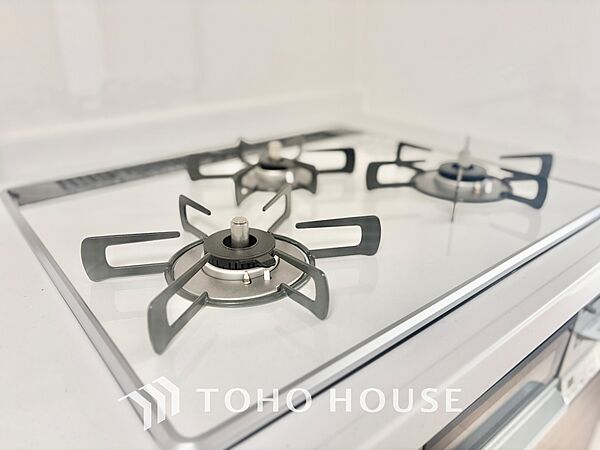 【KITCHEN】◆ワクワク◆開放的で機能性も高いシステムキッチン。お子様は毎日のご飯にワクワク！