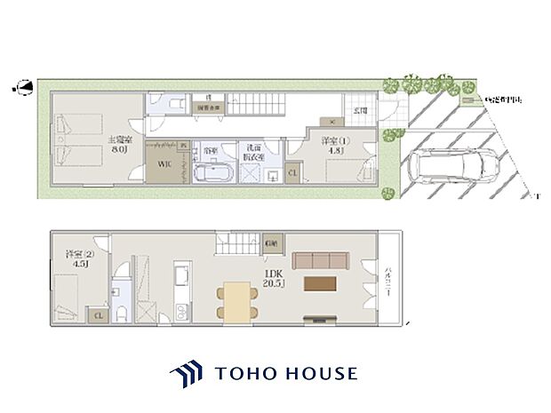 テーマの統一されたこの住まいはすべてがお気に入りの空間となるんだろう。
