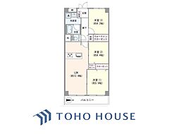 武蔵境スカイハイツ 3LDKの間取図画像