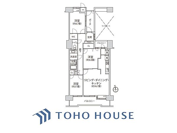 【間取図】