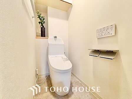 トイレも自分の時間をゆっくり過ごすスペースのひとつ。最新設備は嬉しい