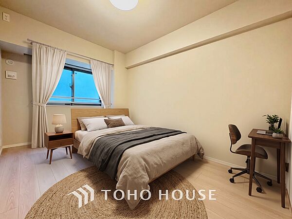 【居室】シンプルで使いやすく、どんな家具にも馴染む居室です。※生成AIによるイメージです。