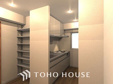 【KITCHEN】※この画像は完成後イメージパースなります。