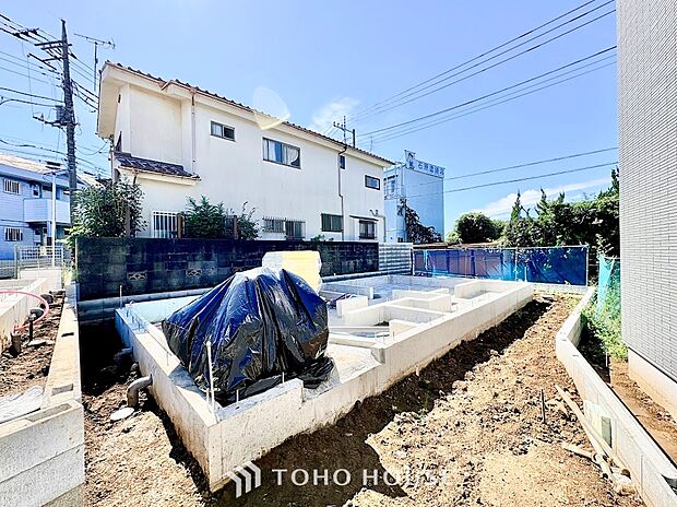 ◆空が大きく広がる整形地◆整った形状でプランニングがしやすく、陽当りや風通しの良さも期待できる良好なロケーション。家族の思いを描く自由度の高いお家づくりを叶える心地よい敷地です。