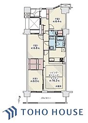 ヴィオスガーデン城山 3LDKの間取図画像