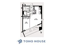 ラ・ヴォーグ南青山 1LDKの間取図画像