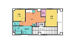 東京メトロ銀座線 浅草駅 徒歩2分の賃貸マンション 2階2DKの間取り