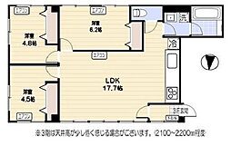 間取図画像 3LDK