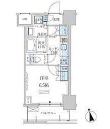 パークアクシス東上野 9階1Kの間取り