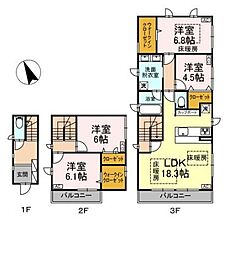 ミラ・アルーア 4LDKの間取図画像