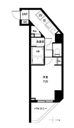 OPENBLOOM入谷 1Kの間取図画像