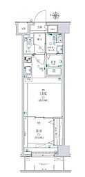 LIVCITY向島弐番館 1LDKの間取図画像