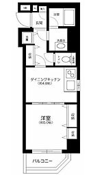 エグゼ浅草弐番館 1DKの間取図画像