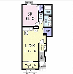 チェリ− ブロッサム 1階