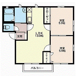 ドミール　ハイツII 1階