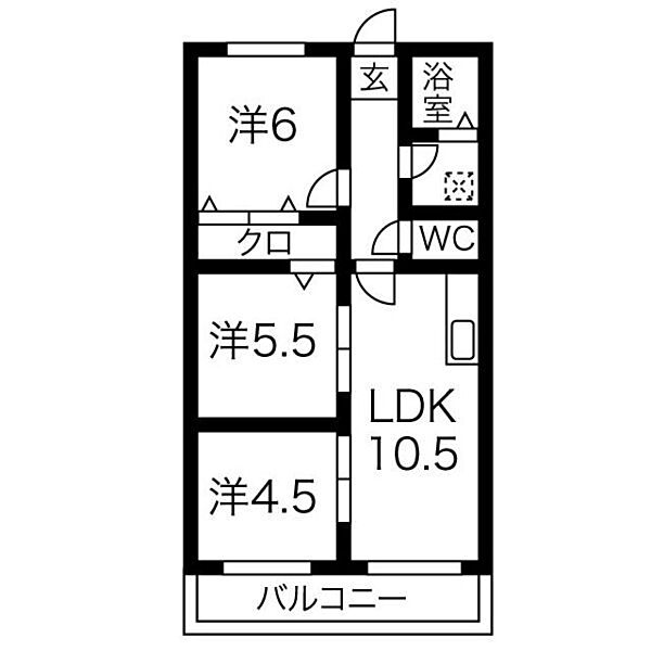 同じ建物の物件間取り写真 - ID:223029687032