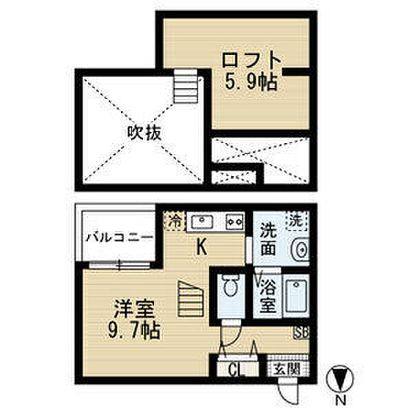 同じ建物の物件間取り写真 - ID:223031268646