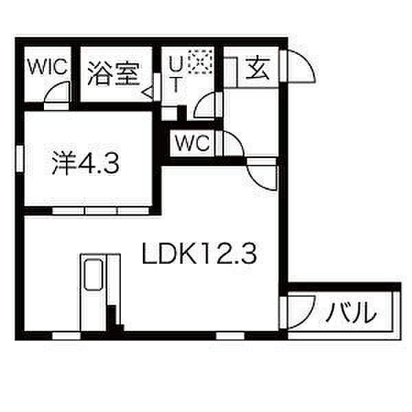 NAGOYA the FOREST 102｜愛知県名古屋市西区栄生２丁目(賃貸アパート1LDK・1階・40.20㎡)の写真 その2