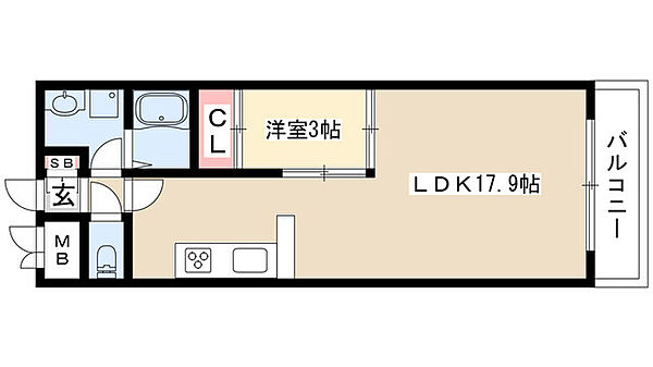 Gramercy Shirakawa Koen 1302｜愛知県名古屋市中区栄２丁目(賃貸マンション1LDK・13階・46.64㎡)の写真 その2