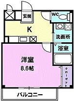 サンエルフII 201 ｜ 愛知県名古屋市西区花の木１丁目（賃貸アパート1K・2階・29.48㎡） その2