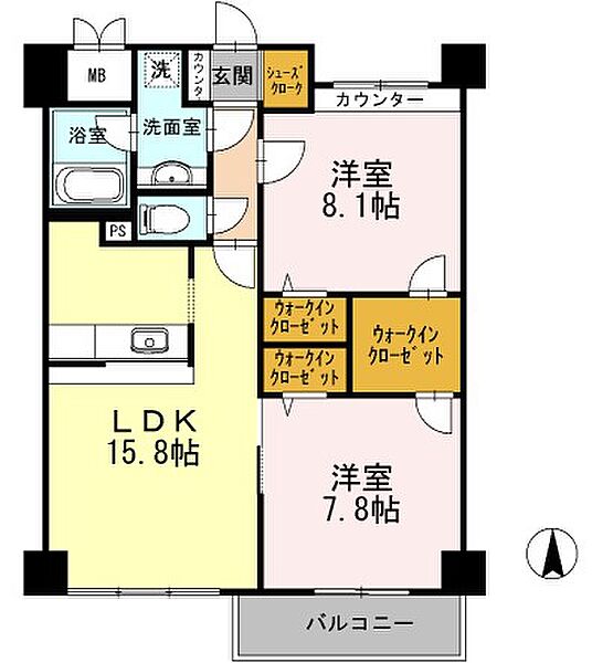 同じ建物の物件間取り写真 - ID:223032388937