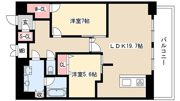 同じ建物の物件間取り写真 - ID:223032926839