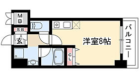 アルカディアZ 305 ｜ 愛知県名古屋市名東区本郷２丁目（賃貸マンション1R・3階・24.34㎡） その2