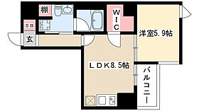 ＣＯＺＹ阿由知通 403 ｜ 愛知県名古屋市昭和区阿由知通１丁目（賃貸マンション1LDK・4階・37.03㎡） その2