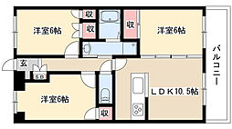 間取図画像 3LDK