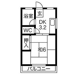 間取図画像 1DK