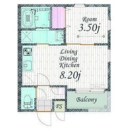 間取図画像 1LDK