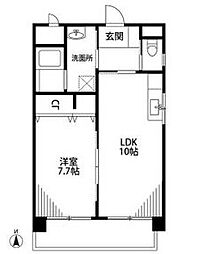 間取図画像 1LDK