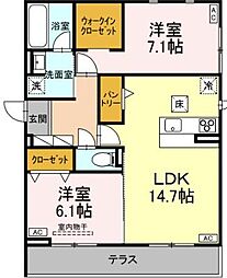 セレスティア長良　ウエスト 1階