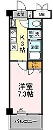 間取図画像 1K