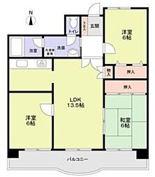間取図画像 3LDK