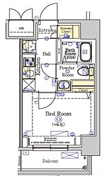 SHOKEN　Residence名古屋NORTH 8階1Kの間取り