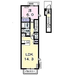 ロイヤル本前田 2階/201