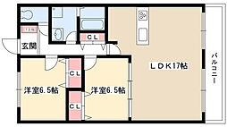 ガゾンドコリーヌシュドゥ 1階