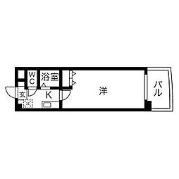 間取図画像 1K