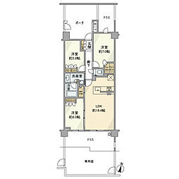 間取図画像 3LDK