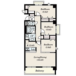 間取図画像 3LDK