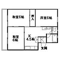 第二大幸ハイツ2階5.0万円
