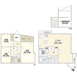 名古屋市瑞穂区岳見町4丁目貸家 1階4LDKの間取り