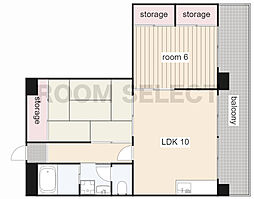 第2泰水堂ビル 4階2LDKの間取り
