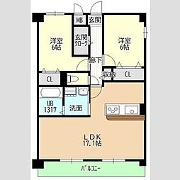 ヒルザコートII 4階/401